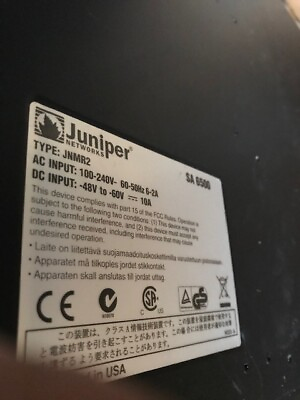 #ad Juniper SA6500 SSL VPN Appliance 4 x 10 100 1000Base T LAN JNMR2 C $300.00