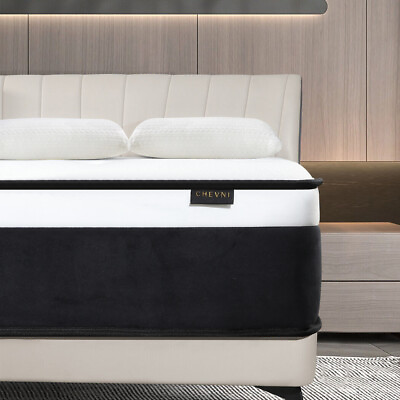 #ad 12quot;14quot; Innerspring Mattress Gel Memory Foam Hybrid Bed Twin Full Queen King Size $264.27