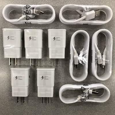 #ad For Samsung Adaptive Fast Rapid Charger USB Cable Galaxy S6 S7 Edge Note 4 5 LOT $28.99