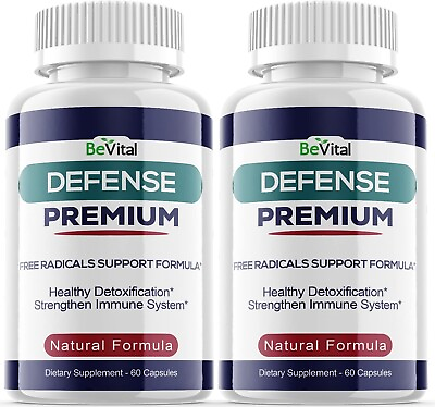 #ad 2 Pack BeVital Defense Premium Blood Support Pills Extra Strength 120 Caps $49.83