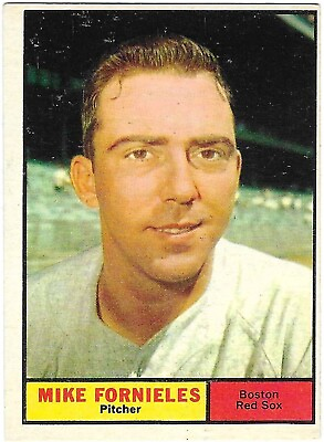 #ad 1961 TOPPS #113 MIKE FORNIELES RED SOX GREAT CARD $3.00