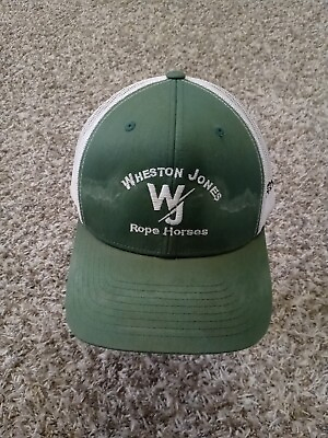 #ad Wheston Jones Rope Horses Hat Adult Mens Green Snapback Adjustable Cap B $9.99