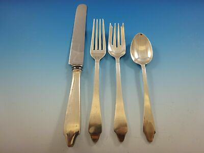 #ad Clinton by Tiffany and Co Sterling Silver Regular Size Place Setting s 4pc $260.10