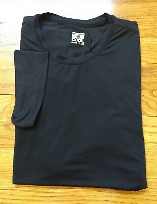 #ad WEATHERPROOF 32 DEGREES COOL Quick Dry T Shirt Medium Short Sleeve Black EUC $10.99