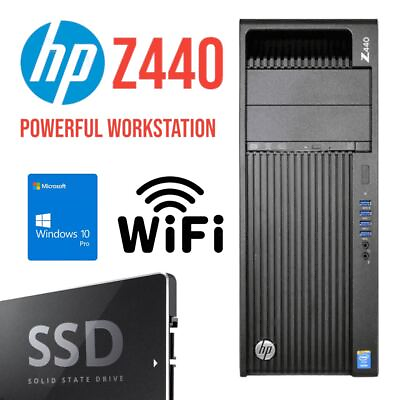 #ad HP POWERFUL Workstation 12 Core E5 2680 V3 128GB RAM 512GB SSD 2TB WiFi WIN10Pro $295.00