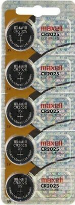 #ad #ad Lot 5 x Genuine Maxell CR2025 CR 2025 3V LITHIUM BATTERY Made in Japan BR2025 $2.78