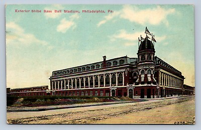 #ad J97 Philadelphia Pennsylvania Postcard c1910 Shibe Baseball Stadium 443 $36.80