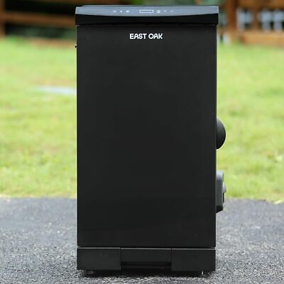 #ad 30 in Electric Smoker with Side Wood Chip Loader for Outdoor Kitchen BBQ Black $236.24