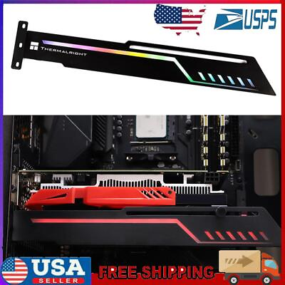 #ad #ad ARGB Graphics Card Holder 5V 3PIN GPU Support Bracket for PC Computer Case $19.92