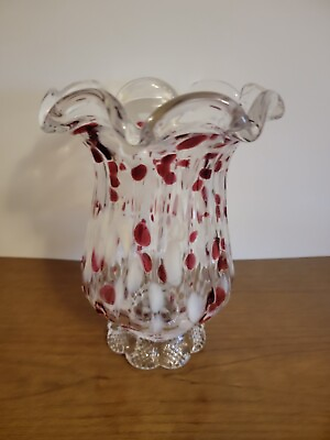 #ad Murano Glass Vase $15.00