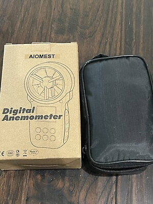 #ad Aiomest Digital Wind Speed Anemometer Handheld Wireless 100 APP Air Flow Open Ne $28.99
