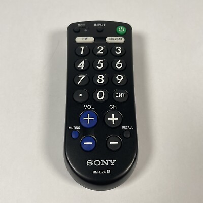 #ad Sony RM EZ4 Universal Big Button Remote Control $8.50