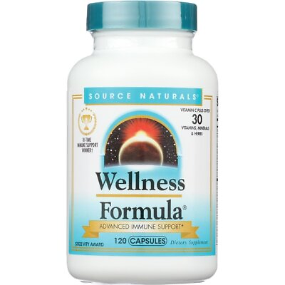 #ad Source Naturals Wellness Formula Advanced Daily Immune Support 120 Caps $18.03