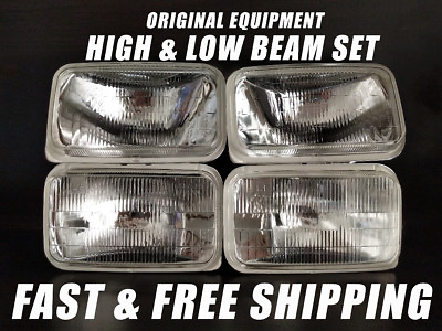 #ad OE Fit Headlight Bulb For Chevrolet Blazer 1989 1991 Low amp; High Beam Set of 4 $100.00