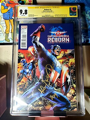 #ad Captain America: Reborn #1 CGC SS 9.8 signed Legendary Allen Bellman Marvel $499.99