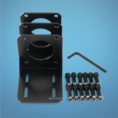 #ad 3pc Nema23 Stepper Motor Mounting Bracket With M5 Screws For DIY CNC Kit $41.21