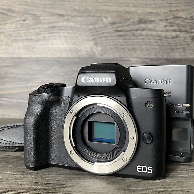 #ad Canon EOS M50 Mirrorless Digital Camera Body w Battery Charger amp; Strap $339.99