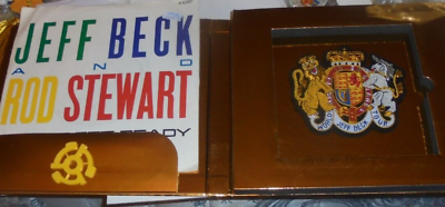#ad JEFF BECK Rod Stewart 45 Single Hit Record People Get Ready World Tour Patch UK $44.76
