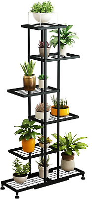 #ad Metal Plant Stand for Multiple Plants 6 Tier 12 Potted Upgrade Multiple Plant $54.97