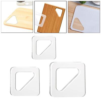 #ad 3x Acrylic Handle Cutting Board Router Template for Kitchen Three Set Router $8.82