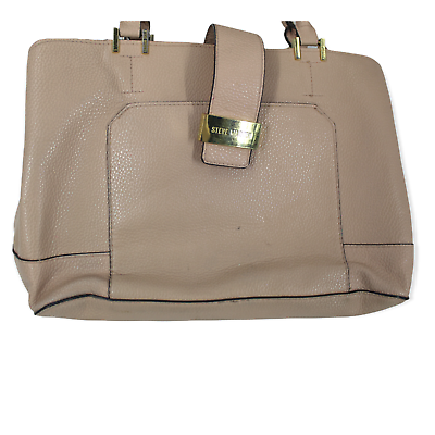 #ad Steve Madden Women#x27;s Tan light pink Handbag Shoulder Purse Front Clasp READ $24.95