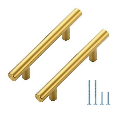 #ad 20 Pack 5 Inch Length Kitchen Cabinet Handles with 3 Inch Hole Center Brushed... $35.89