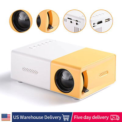 #ad Mini Portable Projector 1080P Movie Projector for Home Theater $34.80
