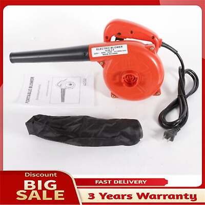 #ad 1000W Mini Red Portable Electric Handheld Air Blower Dust Cleaner 13000r min NEW $30.92