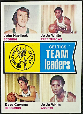 #ad John Havlicek JoJo White Dave Cowens 1974 75 Topps #82 Boston NBA EX or Better C $46.72
