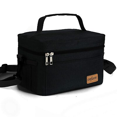 #ad Lunch Bag for Men Women Insulated Reusable Lunch Box Leakproof Cooler Tote Ba... $14.11