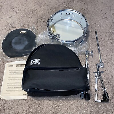 #ad Kaman CB700? Alluminum Percussion Snare Drum W Stand amp; Bag USED QUALITY SEE $64.99