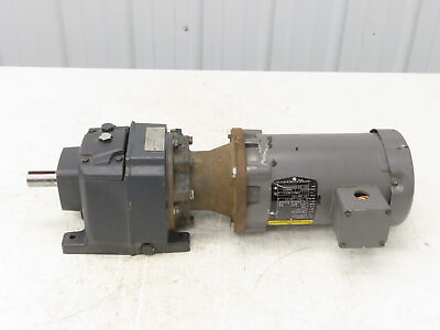 #ad Browning Inline Gearmotor 10:1 Reducer 1Hp 460V 3PH 172 RPM $249.99