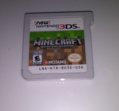 #ad Minecraft for New Nintendo 3DS Nintendo 3DS Authentic Cartridge Only Tested $19.99