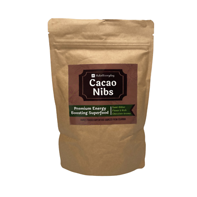 #ad Raw Cacao Cocoa Nibs 100% RAW Chocolate Arriba Nacional Bean Superfood BULK $15.95