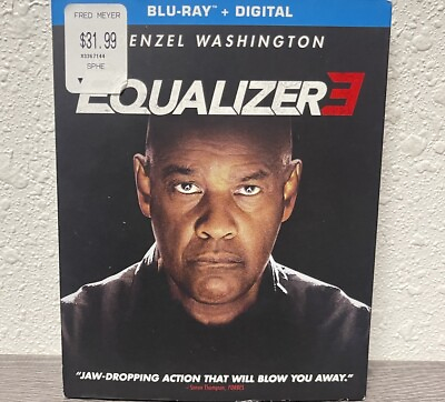#ad The Equalizer 3 Blu ray w Slipcover Digital Code 2023 Sealed Denzel $16.10