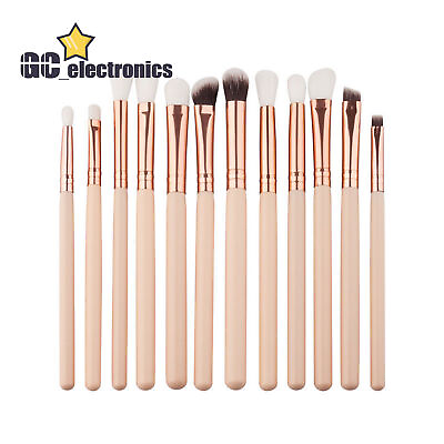 #ad 12pcs Pro Makeup Brushes Set Foundation Powder Eyeshadow Brush Tool Explosion $3.25