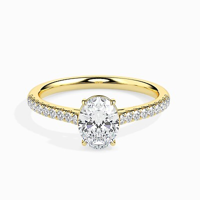 #ad 925 Silver Graceful Solitude Cubic zirconia Engagement Ring For Women $19.99