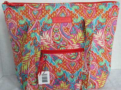 #ad Vera Bradley Women Purse Shoulder Bag Handbag VILLAGER PAISLEY IN PARADISE $101.41