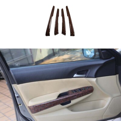 #ad Inner Door Wood ABS 2008 2013 Panel Frame Trim Fit For Honda Accord Crosstour $94.13