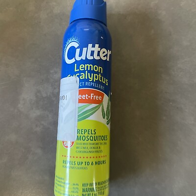 #ad Cutter Insect Repellent Deet Free Lemon Eucalyptus Up To 6 Hours 4 Oz $8.95