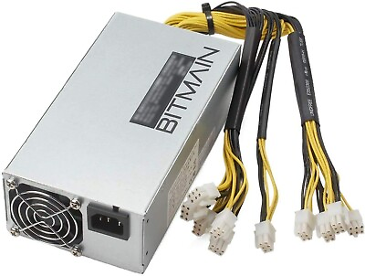 #ad Bitmain APW7 Power Supply PSU Box miners 100 264V 1000 1800W 10x PCI E Plugs GBP 119.99