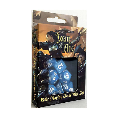 #ad Black Book Alternate History RPG Joan of Arc Dice Set 7 VG $50.00