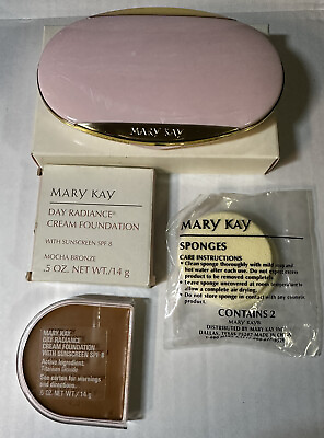 #ad Mary Kay Day Radiance Cream Foundation Mocha Bronze Set $49.99