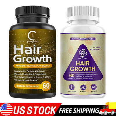 #ad Advanced Anti Hair Loss Capsules DHT Blocker Fast Hair Growth Vitamins 5000mg $12.98