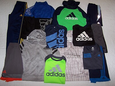 #ad #ad Lot of Boys 10 12 Summer Activewear ADIDAS Clothing 13 Pieces Lot# B10 12 AD $99.00