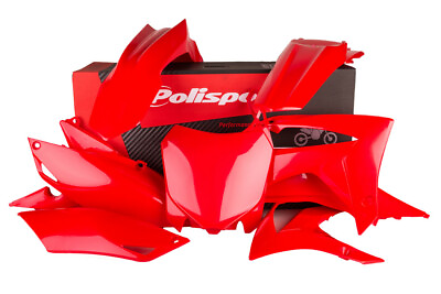 #ad Polisport Plastic Kit Set Replacement Red Honda CRF250R 14 17 CRF450R 13 16 $138.30