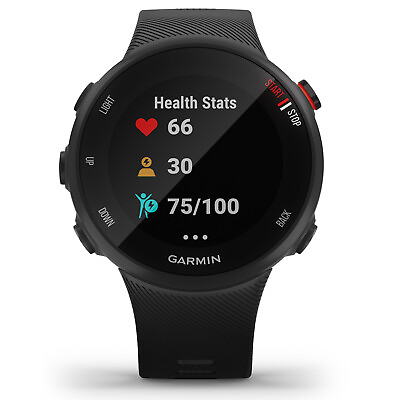 Garmin Forerunner 45S GPS Heart Rate Monitor Running Smartwatch Black $109.99