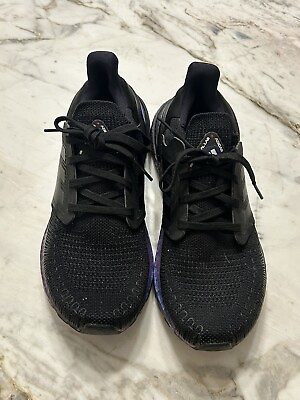 #ad Adidas Ultra Boost Shoes Black Youth Teen Mens’s Women’s Size 6.5Runing $39.50