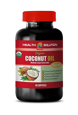 #ad ketones digested easy COCONUT OIL ORGANIC boost sustained natural energy 1 BOTTL $19.15