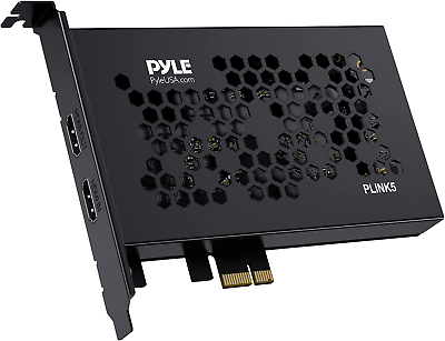 #ad PLINK5 HDMI Video Capture Card by Pyle PCI E Gen2 4K Hdmi To Usb Audio Video Re $195.99